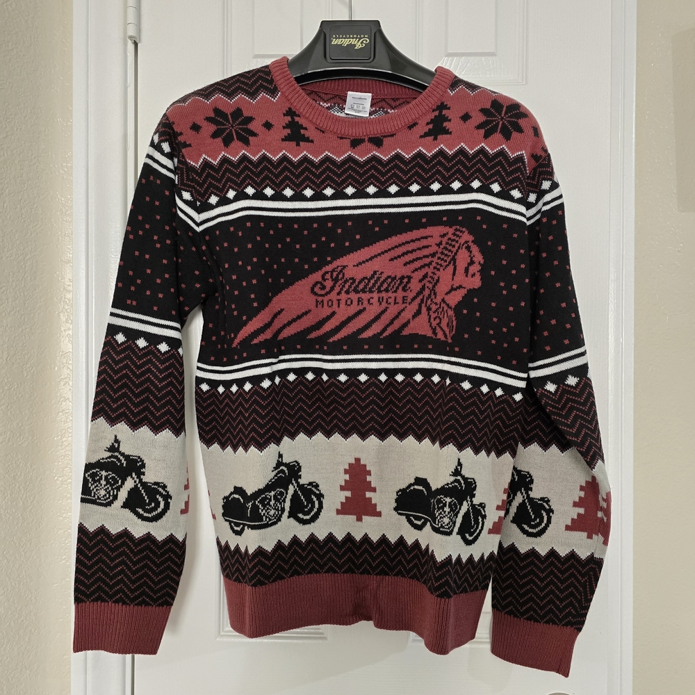 Rare Indian Motorcycle 'Ugly' Sweater